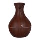 thumbnail image 1 of Difusor de aceite esencial de aromaterapia de 130 ml, luces LED de 7 colores, grano de madera para el hogar, 1 of 6