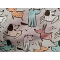 thumbnail image 5 of oneOone Cotton Poplin Light Gray Fabric Dog Cartoon Sewing Craft Projects Fabric Prints By Yard 42 Inch Wide-XC, 5 of 6