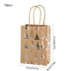 thumbnail image 3 of Uuiauoio Christmas Snowflake Tote Bag with Flat Bottom, Kraft Paper Gift Packaging for Holiday Parties, Festive Tree Design Carry Bag for Seasonal Present Wrapping and Events, 3 of 6