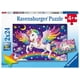thumbnail image 1 of Juego de rompecabezas Ravensburger Unicorn Pegasus 2x24 piezas, 1 of 7
