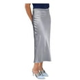 thumbnail image 5 of Baby'O Womens Stretch Satin Slip Skirt, 5 of 8