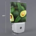 thumbnail image 2 of Xecao Fresh Avocados for Night Light - a Wall-mounted LED Fixture with A Dusk-to-dawn Sensor, Ideal for Bedrooms, Bathrooms, Hallways, and Kitchens-EU, 2 of 7