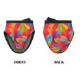 thumbnail image 3 of Non-Slip Mini Oven Mitts With Duck Beak Design Are Easy To Take Off And Wear And Easy To Hang For Oven Pot Tripod Barbecue Casserole Red Tie Dye Background Rainbow Colors (5) 2pcs, 3 of 7