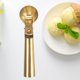 thumbnail image 1 of Cuchara de helado de acero inoxidable con cuchara de gatillo para herramienta de cocina (dorado) Sywqhk Libre de BPA, 1 of 6