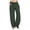 Green, variant on FJUCHAI Women's Summer Wide Leg Pants Cotton Linen Loose Pants Womens Drawstring Waist Trousers S-XXXL