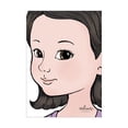 thumbnail image 1 of Tabla de práctica de pintura facial, herramienta de exhibición, tamaño A4, lavable, gráficos faciales básicos Estilo F, 1 of 9