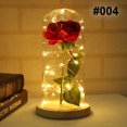 thumbnail image 3 of CAROOTU LED Rose Flower Decor Battery Powered String Light Desk Lamp Romantic Valentine's Day Gift, 3 of 7