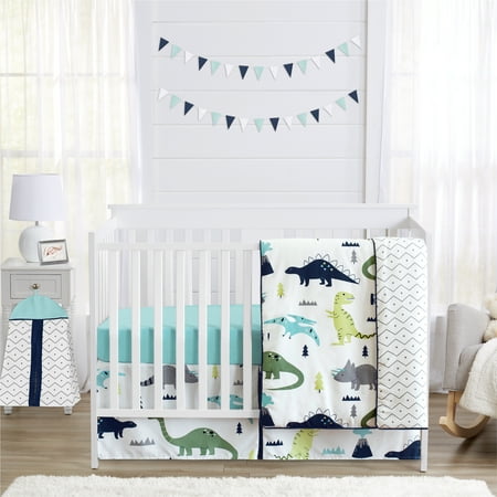 UPC: 0846480051084 | Mod Dinosaur 4 Piece Crib Bedding Set by Sweet Jojo Designs