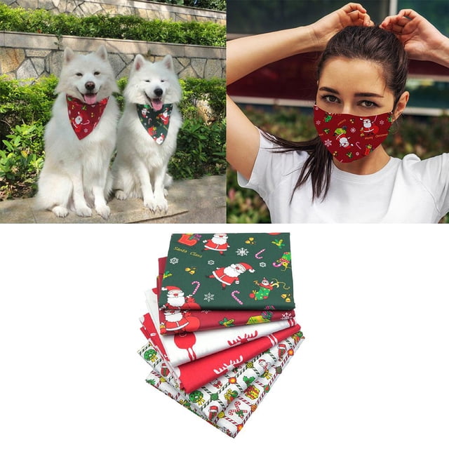 Paquete de cuadrados de tela patchwork Macarena 6 piezas diferentes patrones para coser
