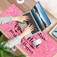 thumbnail image 6 of Glitter Pink Starlight Gradient Desk Mat, Desk Accessory, Cute Workspace, Trendy Workspace, Trendy, 35.4x15.7in Large Gaming Mouse Pad, Cute Desk Topper, Pretty Desk Pad, 6 of 6