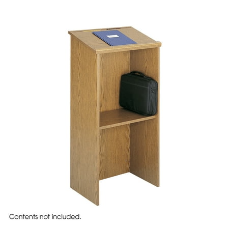 Stand-Up Lectern, Medium Oak
