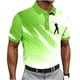 thumbnail image 2 of Blusa y camisa de manga corta con cuello vuelto para hombre, blusa informal con botones y estampado geométrico, blusa de manga corta con cuello vuelto para hombre, 2 of 5