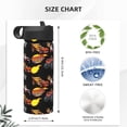 thumbnail image 5 of Blaze And The Monster Machines Insulated Water Bottle with Straw Lid, 18 oz Double Wall Vacuum Stainless Steel Kids Cup, Leak Proof Sports Thermos for Travel Fitness Hiking Outdoors, 5 of 8