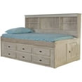 thumbnail image 3 of OS Home and Office Furniture Model 85222K6-22, Solid Pine Twin Daybed with Six Drawers in Light Ash, 3 of 5