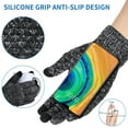 thumbnail image 4 of PMVFHDE Thermal Gloves Unisex 2 Pairs Upgraded Screen Cold Weather Warm Knit For Running Driving, 4 of 7