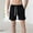 Black Beach Shorts, variant on HOOMEUMY Men's Summer Sports Running Sweat Shorts with Pockets Drawstring Elastic Waist Loose Fit Beach Shorts Solid Color Athletic Shorts Brown XL