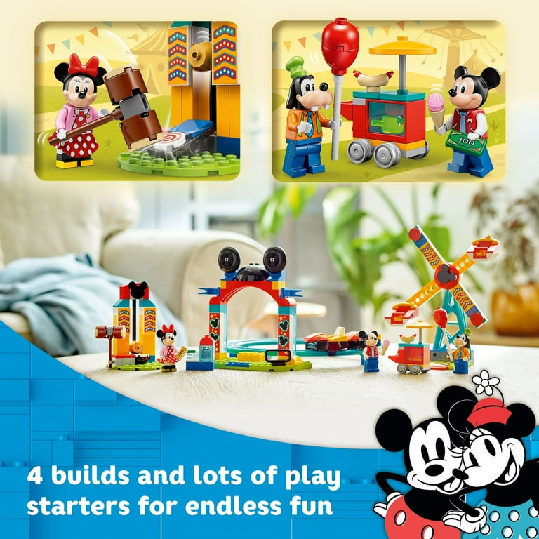 LEGO Disney Mickey Mouse & Goofy's Fairground Fun Play Set 10778