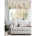 thumbnail image 5 of Daisy Botanical Curtain Valances for Windows, Vintage Farmhouse Floral Kitchen Valance Window Treatment, Light Filtering Block Curtains for Bathroom/Bedroom/Living Room 60'' x 18'', 5 of 9