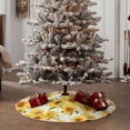 thumbnail image 4 of Sikiie Artistic Marble Pattern Sunflower Nativity Christmas Tree Skirt, Jesus Christian Winter Holiday Tree Mat Decoration(30-48IN)30", 4 of 6