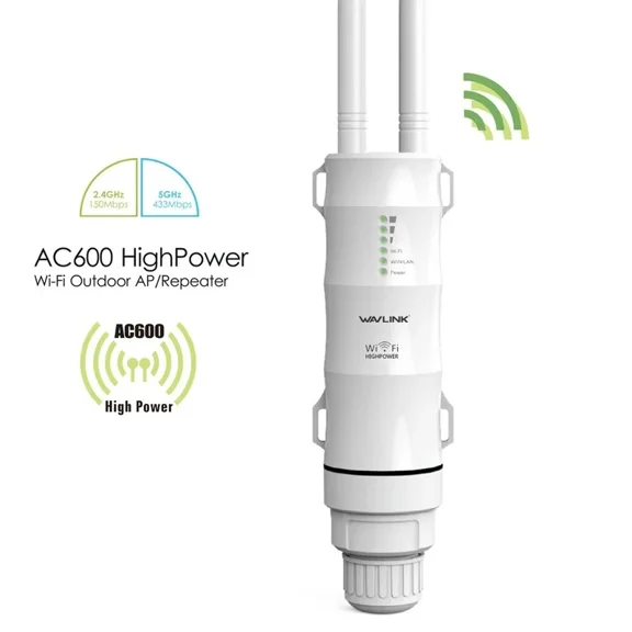 AC600 High Power Outdoor WIFI Router/Access Point/CPE Wireless wifi Repeater Dual Dand 2.4/5Ghz 2x7dBi Antenna POE