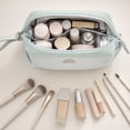 thumbnail image 5 of Viflosae Large Capacity Makeup Bag Waterproof Cosmetic Storage Pouch Portable Travel Wash Bag for Brushes and Toiletries, 5 of 5