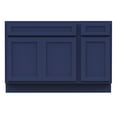 thumbnail image 5 of 51 in. W x 21 in. D x 32.5 in. H Bath Vanity Cabinet without Top in Blue, 5 of 5