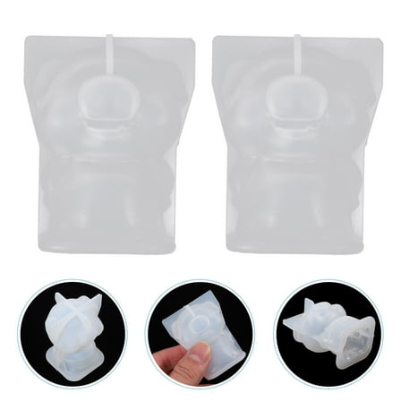 LABSERRON 2Pcs 3D Pig Shape Silicone Molds For Resin Casting Animal Casting Molds Diy Enthusiasts