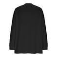 thumbnail image 6 of Nfurl Fall Jackets for Women Trendy Tie Front Long Sleeve Coats Basic Solid Color Thin Jacket Casual Outerwear Fashion Jackets Black XL, 6 of 8