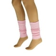thumbnail image 5 of Aerobic Leg Warmers for Women 3 Pairs Black Cotton Knee High - (Purple-Lilac-Pink), 5 of 5