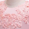 thumbnail image 4 of Flower Girls Maxi Dress Bridesmaid Floral Boho Vintage Lace Dance Gown for 4-14Y, 4 of 7