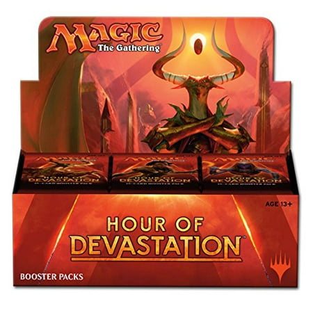 Magic the Gathering: Hour Of Devastation Sealed MTG Booster Box 2017 Collectible (Mtg Best Land Search Cards)