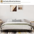 thumbnail image 3 of King size 6-pulgada heavy duty metal platform marco de cama con midfoot structure y arched design - no box spring, noise-free, 3 of 7