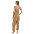 thumbnail image 2 of Women's Luxology Faux-Wrap Trim Detail Jumpsuit Color: Chambray Size: MEDIUM, 2 of 4