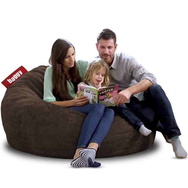 Puff Cama Queen Size 2 en 1 Baggy Chocolate180 x 150 cm Baggy Puff Baggy 2 Bed Queen Chocolate 180 x 150 cm