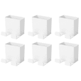 thumbnail image 1 of Soporte Pared Caja Almacenamiento Control Remoto Organizador Enchufe para () Blanco, 1 of 2