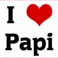 thumbnail image 2 of CafePress - I Love Papi Infant Bodysuit - Baby Light Bodysuit, Size Newborn - 24 Months, 2 of 4