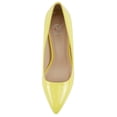 thumbnail image 5 of Delicious Shoes Women Stiletto High Heel Classic Pumps Pointed Toe SCHEME-S Yellow Print Patent 10, 5 of 5