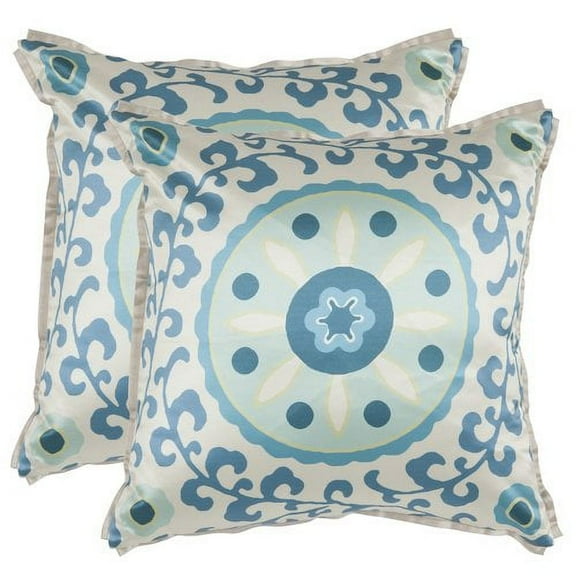 Frida Blue Decorative Pillows - Set of 2