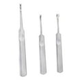 thumbnail image 3 of WASHWEPE 3Pcs Woodworking Tools Carbon Steel for Burnishing Crafting by Craftsmen in Silver, 3 of 7