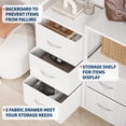 thumbnail image 4 of Kojooin 5 Drawer Mobile File Cabinet with Open Shelf, Rolling Printer Stand and Fabric Filing Drawers, Fits A4 or Letter Size Files, 4 of 8