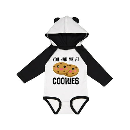 

Inktastic You Had Me at Cookies Gift Baby Boy or Baby Girl Long Sleeve Bodysuit