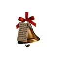 thumbnail image 3 of Bible Verse Christmas Ornament Gold Bell Scripture Hanging Decoration Religious Holiday Tree Decor with Inspirational Engraved Words, 3 of 3