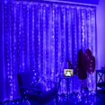 thumbnail image 3 of Cortina de luces USB para interiores, cascada, guirnalda de luces LED para dormitorio, decoración para bodas, fiestas de Navidad, vacaciones, 3, 4 y 6 m, 3 of 5