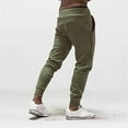 thumbnail image 2 of Aayomet Sweat Pants Men's Sweatpants Sherpa Lined Sweatpants Winter Warm Pants Lounge Pants with Pockets,Green L, 2 of 3