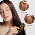 thumbnail image 5 of Unique Bargains 2pcs Acetate Wide Comb Wide Tooth Comb for Curly Wet Hair Thick Tooth Comb Beige Brown Black 4.61"x1.97", 5 of 6