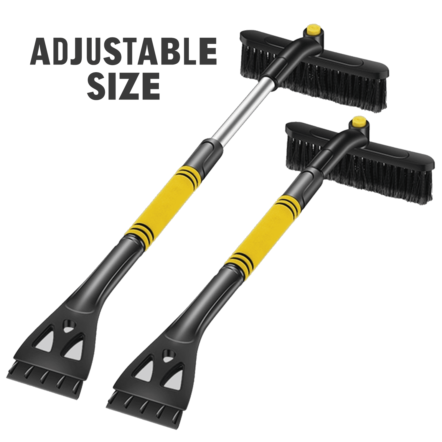 Unique Bargains Yellow Universal Car Ice Scraper Windshield Snow Water  Removal Cleaning Tool 1 Pc : Target