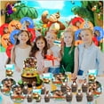 thumbnail image 2 of Donkey Kong Country Birthday Supplies Plates Decorations Decor Backdrop Banner Cake Topper Fans, 2 of 6