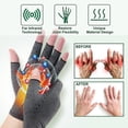 thumbnail image 3 of Far Infrared Titanium Ion Arthritis Therapy Heat Compression Gloves, Infrared Gloves To Relieve Arthritis Symptoms, 3 of 5