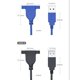 thumbnail image 3 of Cable de extensión USB 3.0 USB 2.0 macho a USB 3.0 hembra Cable de computadora host, 0,5 m, USB 3.0, 3 of 5