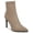 Nude Smooth, variant on Womens White Stretch Beaded Melanay Pointed Toe Stiletto Booties 9.5 M